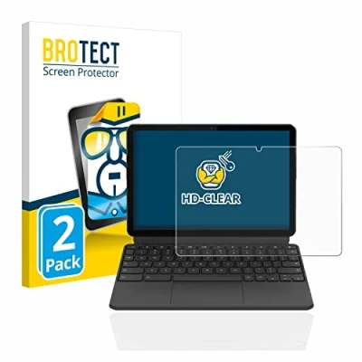 Immagine di brotect Pellicola Protettiva per Lenovo IdeaPad Duet Chromebook 10.1&quot; (in formato orizzontale) Protezione Schermo (2 Pezzi) [Trasparente,