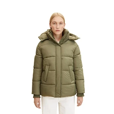 Immagine di TOM TAILOR Le signore Giacca con cappuccio 1032483, 10905 Tree Moss Green, L
