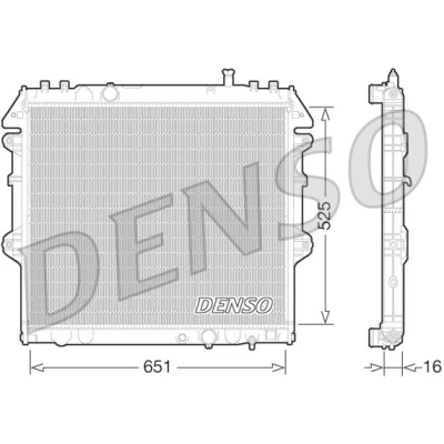 Immagine di DENSO DCN46015 Condensatore con essiccatore R 134a