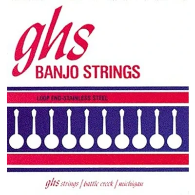 Immagine di GHS™ Strings »JOHNNY BAIER SIGNATURE 230 Tenor BANJO« Corde per Banjo Phosphor Bronze Chenilled Loop End Medium: 11 14 24 30