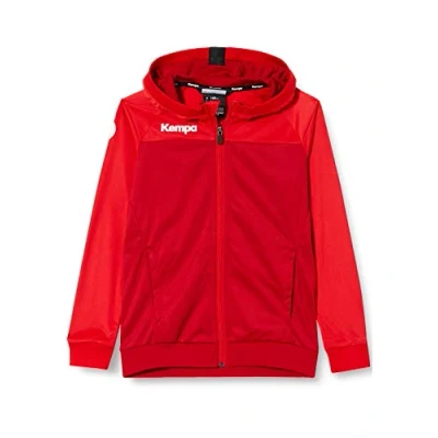 Immagine di Kempa Prime Multi Jacket, Giacca da Pallamano con Cappuccio Uomo, Rojo Chili/Rojo, 3XL