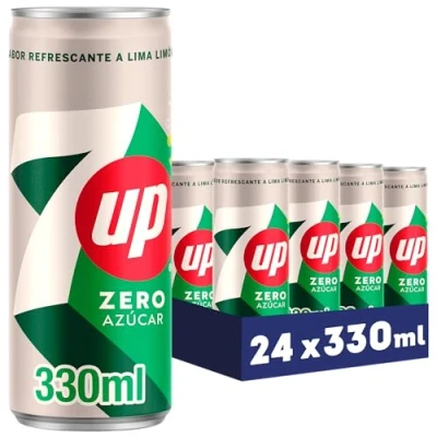 Immagine di SEVEN UP Zero Limone Refresco con gas senza zucchero Confezione da 24 x 330 ml