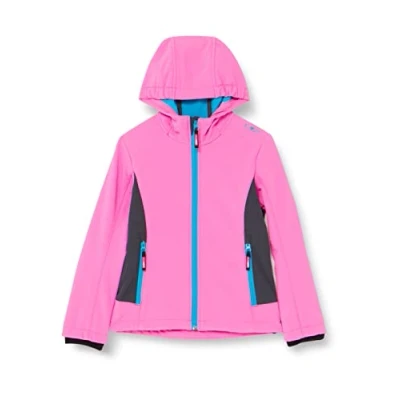 Immagine di CMP Giacca Kid G con cappuccio fisso, Viola Fluo Titanio, 164 Bambine e ragazze