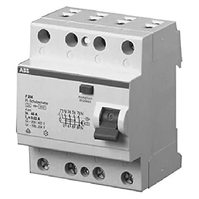 Immagine di ABB F204 A 40A 500MA INTERR.DIFFERENZ. PURO 4P