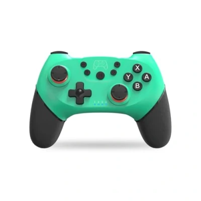 Immagine di NK Telecomando Switch Wireless Switch/Switch Lite/Switch OLED con funzione Wake, Bluetooth, 6 assi, Turbo, Controller with Vibration, LED Indicatori Colore Blu