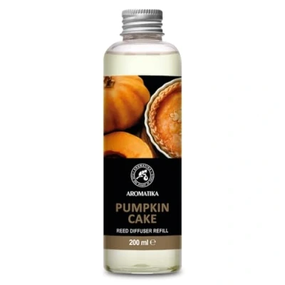 Immagine di Ricarica Diffusore Torta alla Zucca 200ml di Aromi Profumo Ambiente Buon Fragranza a Lunga Durata Aromaterapia Reed Diffuser Refill Pumpkin cake