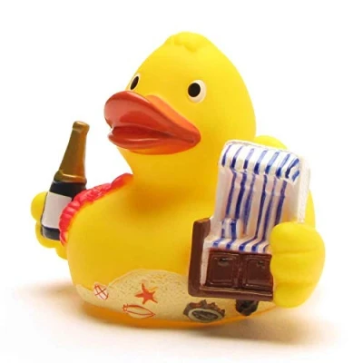 Immagine di Rubber Duck Sylt anatra di bagno paperella gomma Gioco per il bagnetto