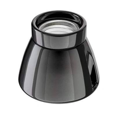 Immagine di ledscom.de Plafoniera/presa di corrente MINZ, porcellana, nero lucido, 1x E27 max. 300W, design da bar, lampada d&#039;atmosfera, base per E27, 1 luce, tendenza, cucina, tavolo pranzo, camera