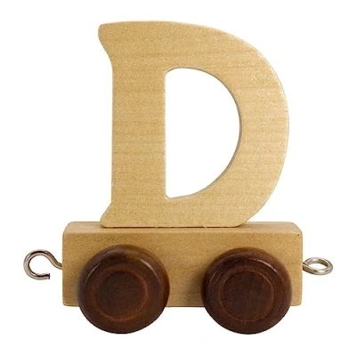 Immagine di Carra in legno, lettere treno, Lok, Waggon, a Z, nome scelta (D)