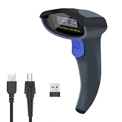 Immagine di NETUM wireless lettore di codice a barre CCD Handheld barcode scanner USB ( GHz &amp; USB2.0 Wired) per mobile Payment computer Screen Support Mac OS X, Windows 10 9 NT W6
