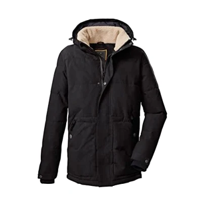 Immagine di G.I.G.A. DX Uomo Giacca funzionale casual in look piumino con cappuccio staccabile zip GW 44 MN QLTD JCKT, Nero, XL, 38543 000