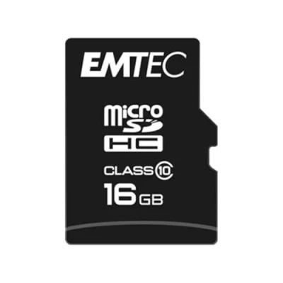 Immagine di Emtec ECMSDM16GHC10 Scheda di memoria micro SDHC classe 10 UHS I U1