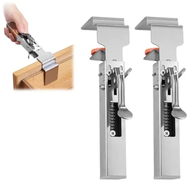 Immagine di Adjustable Drawer Fixing Clamp, Front Installation Clamps, Universal Cabinet Hardware Jig Tool, for Cabinets and Drawers