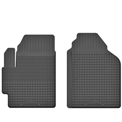 Immagine di 2 tappetini in gomma anteriori compatibili con Mitsubishi COLT VI anno di costruzione 2004 2008