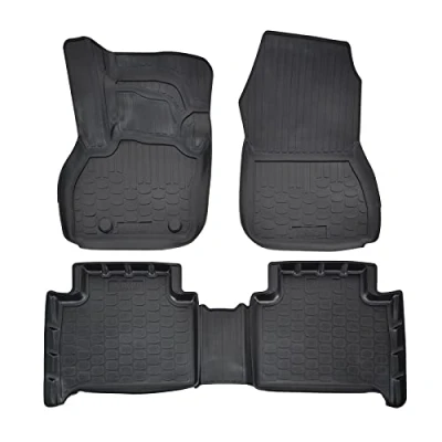 Immagine di NORM Liners 3D Tappeti Tappetini Auto In TPE Gomma Su Misura Per Zoe dal 2012, Kit di 4 Pezzi, Inodore, Nero, Antiscivolo