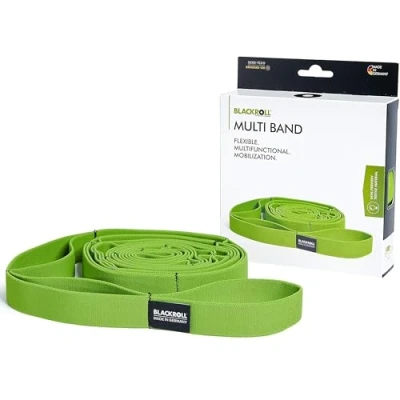 Immagine di BLACKROLL® MULTI BAND, Bande elastiche fitness per più flessibilità e rinforzo dei muscoli, Fascia elastica lo sport lunga 270 cm, verde