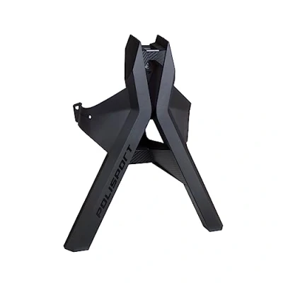Immagine di POLISPORT 8988500001 Multipurpose Tripod tutto in un unico pezzo per ogni situazione. 3 funzioni cavalletto laterale, protezione forcella e a colori Nero