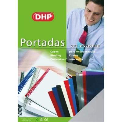 Immagine di Copertine di rilegatura DHP Trasparente A4 PVC 100 Pezzi