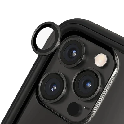Immagine di RhinoShield 9H Tempered Glass Camera Lens Protectors Compatible with [iPhone 12 Pro Max] Impact and Scratch Resistance, High Clarity, Explosion Proof Protection, Anti Fog Technology Space Gray