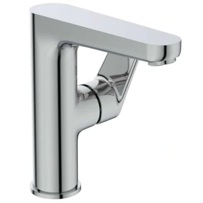 Immagine di Ideal Standard Cerafine O Miscelatore Monocomando Lavabo con comando laterale e bocca di erogazione fissa h 159mm, Cromato
