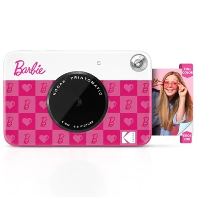 Immagine di Barbie x Kodak Printomatic Fotocamera Digitale a Colori Portatile 5MP Stampa Foto 2x3 Autoadesive Stile Iconico