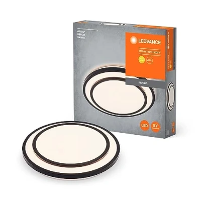 Immagine di LEDVANCE Orbis Berlin LED LAMPAGGIO 390MM, nero, 24W, 2700 lm, bianca calda, luce molto omogenea, durata della vita lunga, modulo saldamente installato, round, classe di protezione IP20, 3000k
