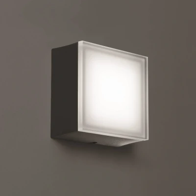 Immagine di LCD Applique da esterno LED 1425 grafite 12,5 x cm