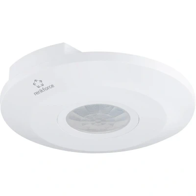 Immagine di Renkforce 1488533 Soffitto Rilevatore di movimento ad infrarossi passivo PIR 360 Relè Bianco IP20