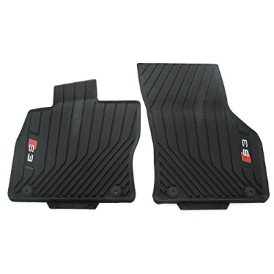 Immagine di Audi 8 V1061221b 041 Tappetini in gomma 2 X anteriore nero per tutte le stagioni