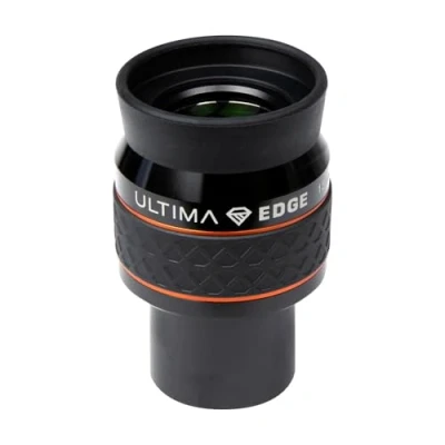 Immagine di Celestron 93451 Ultima Edge Oculare Flat Field parafocale 15mm per focheggiatori 1.25&quot; incredibilmente nitide, ottica completamente multi strato, impugnatura sagomata in gomma, Nero