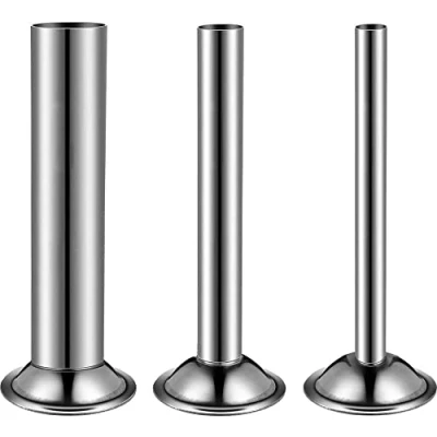 Immagine di VICMAT Imbuto di riempimento salsicce per tritacarne #5 Macchina salsicce, accessori la dimensione 5 3 dimensioni
