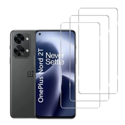 Immagine di YIFNTANG [3 Pezzi] Vetro Temperato per OnePlus Nord 2 5G/Nord 2T 5G,Durezza 9H Pellicola Protettiva Antigraffio,Senza Bolle,HD Protezione Schermo Compatibile con 5G