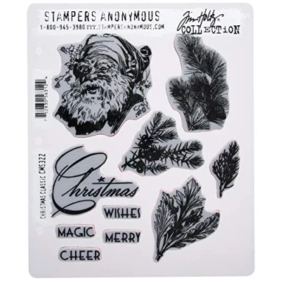 Immagine di Stampers Anonymous CMS322 Timbri Adesivi Tim Holtz, Gomma, Multicolore, 24.13 x 19.05 0.76 cm