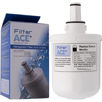 Immagine di ACE+ FA 0083U Filtro acqua compatibile con Samsung DA29 00003G, HAFIN2/EXP, 00003F, HAFIN1/EXP, HAFIN per frigorifero Replacement Refrigerator Filter