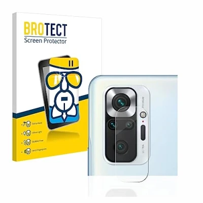Immagine di brotect Pellicola Protettiva Vetro per Xiaomi Redmi Note 10 Pro/Max (solo Camera) Protezione Schermo [Durezza Estrema 9H, Chiaro]