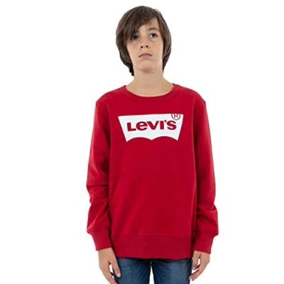 Immagine di Levi&#039;s Batwing Crewneck Felpa per bambini, Taglia: 140, red/white