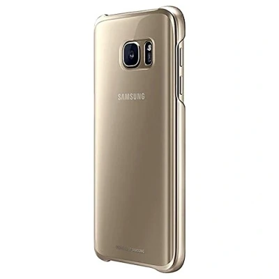 Immagine di Samsung Clear Cover per Galaxy S7, Oro/Trasparente