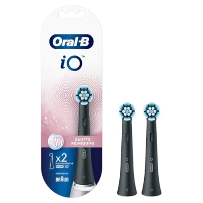 Immagine di Oral B Aufsteckb. iO sanfte Reinigu. 2er Nero
