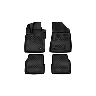 Immagine di Element Tappetini in Gomma Antiscivolo Premium 3D Personalizzati Jeep Compass, 2018 &gt;, 2a Generazione (MP/552), 4 pez.