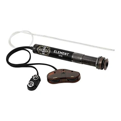 Immagine di LR Baggs elemento VTC Microfono piezo a sillet/pre Amplificatore jack con controllo di volume, tonalità