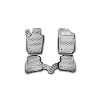 Immagine di Element tappetini in Gomma 3D Premium su Misura Adatti per Seat Ibiza, Mk4 (IV), 2008 &gt;, Station Wagon 5 Porte, 4 Pezzi.