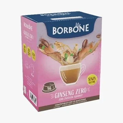 Immagine di 96 Capsule Caffe Borbone Compatibili con Lavazza a Modo Mio Ginseng Zero L&#039; Emporio del Caffè