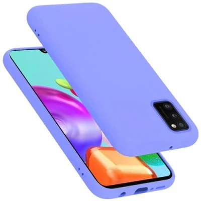 Immagine di Cadorabo Custodia per Samsung Galaxy A41 in LIQUID LILA CHIARO Morbida Cover Protettiva Sottile di Silicone TPU con Bordo Protezione Ultra Slim Case Antiurto Gel Back Bumper Guscio