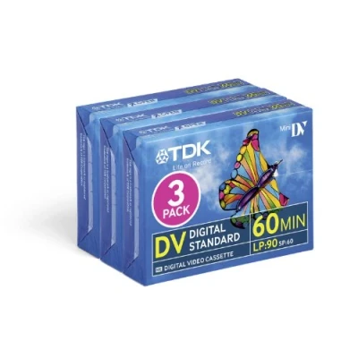 Immagine di TDK DVM 60 Video Cassette Confezione da 3