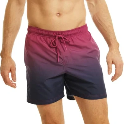 Immagine di Ript Performance Uomo Essentials Pantaloncini da bagno a rapida asciugatura con protezione solare UV 50, Tintura immersione rosa, 2XL