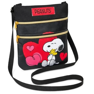 Immagine di Peanuts Snoopy Borsa Tracolla Donna Ado, Borse a con Cinturino Regolabile