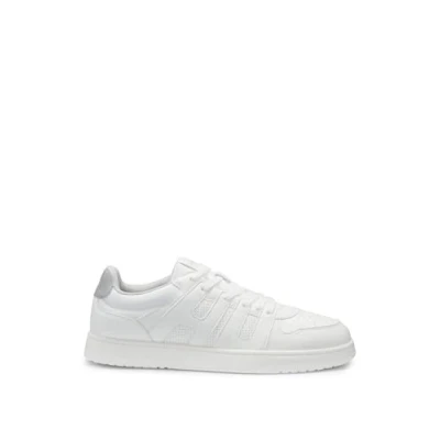 Immagine di HUGO Hadrian TENN Sneakers basse, Uomo, Taglia: 46, Open white Tessuto / sintetico