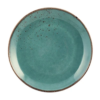 Immagine di H&amp;h set 6 piatti piani reactive azzurro cm 27