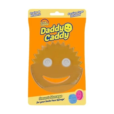 Immagine di Scrub Daddy Caddy Smart Storage for Smile Face Sponges, Plastica