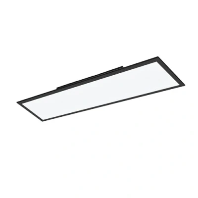 Immagine di EGLO connect.z Smart Home Led pannello Salobrena Z, L x 120 30 cm, ZigBee, app e controllo vocale, colore della luce regolabile, dimmerabile, lampada da soffitto in alluminio nero
